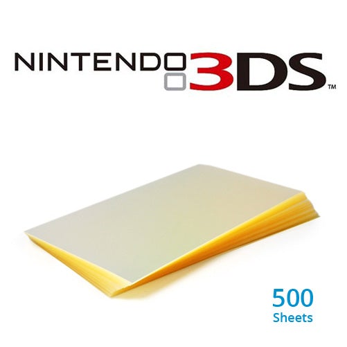 Repack Nintendo 3Ds Sheets (500)